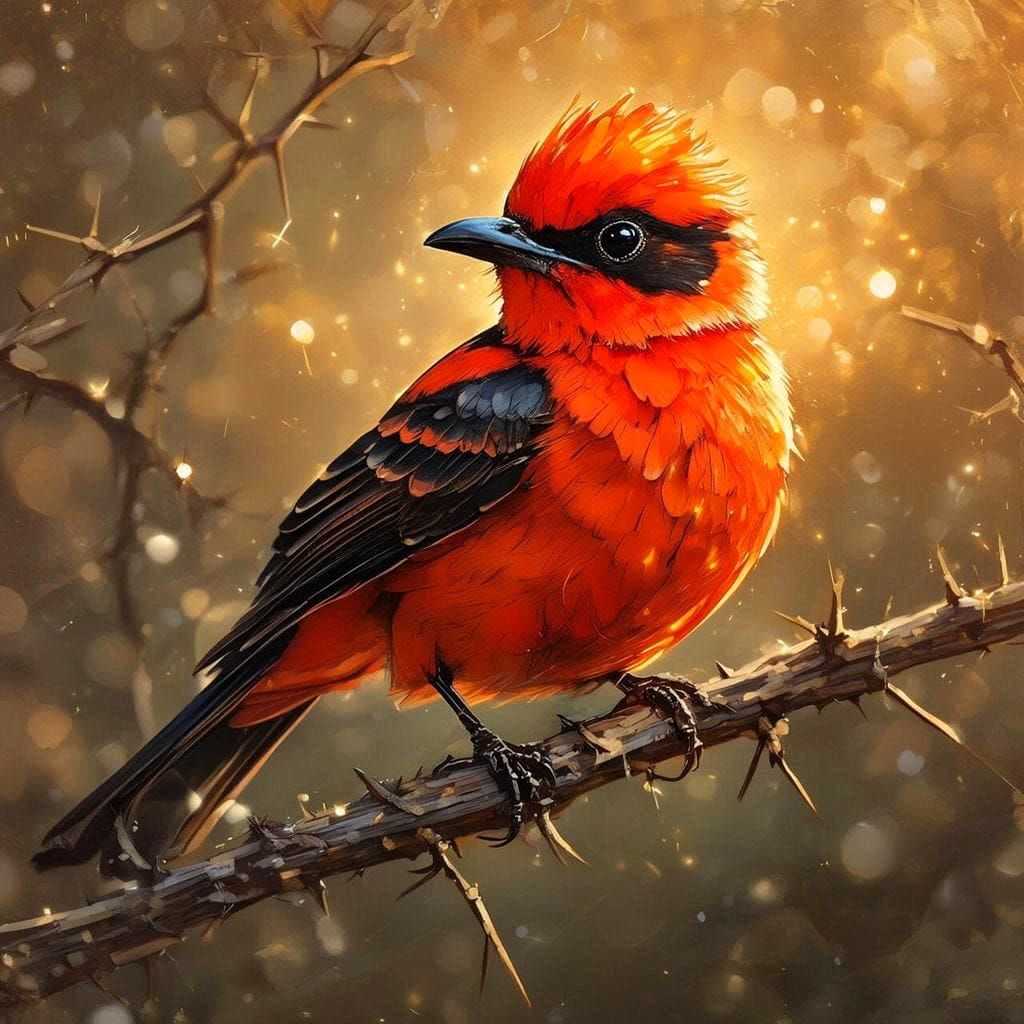 Vermillion flycatcher