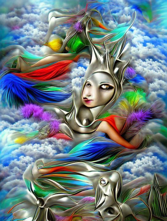 Silver dream goddess