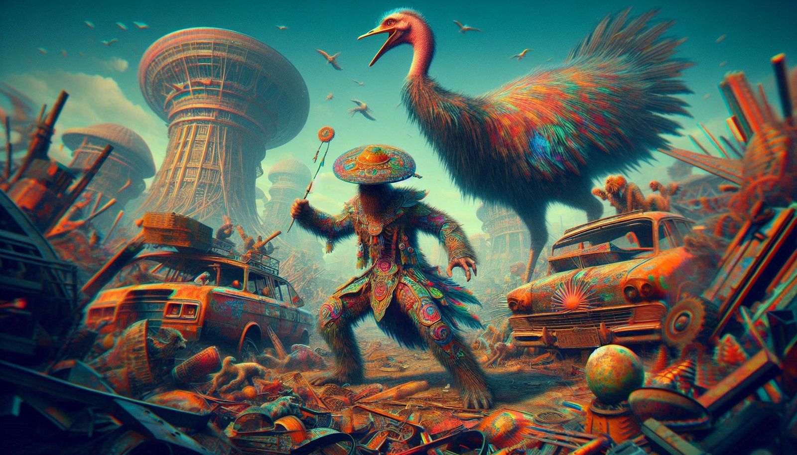 river madness or something with bigfoot and emu