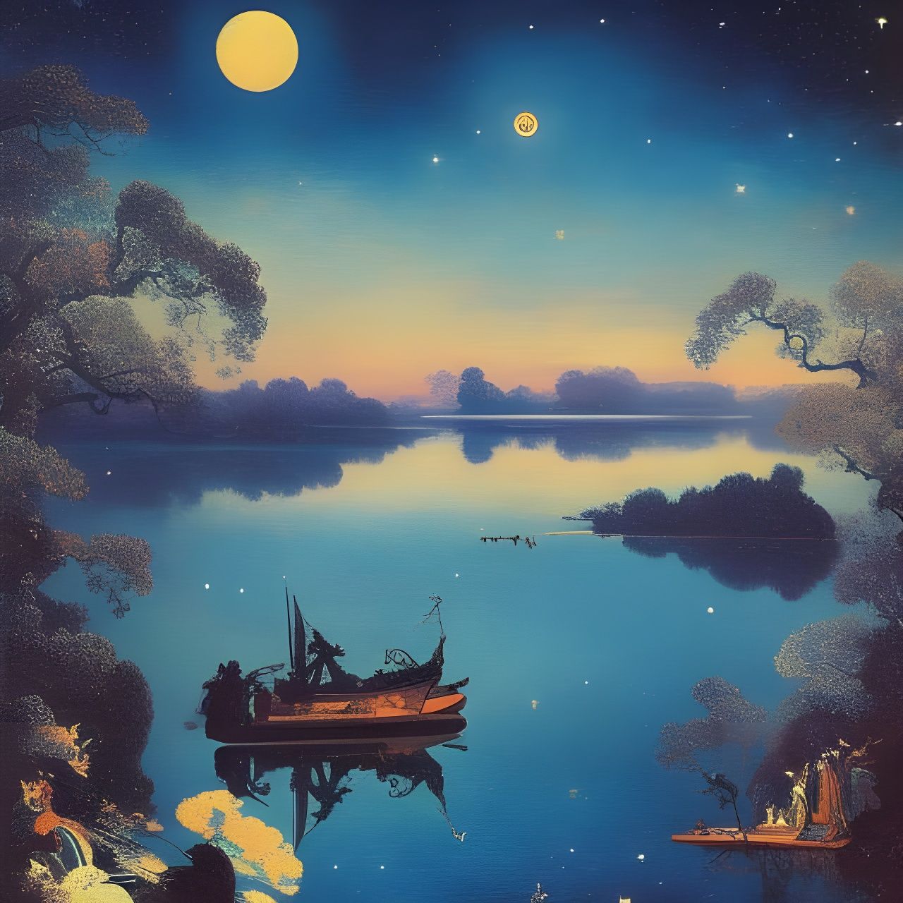 night sky  by @Chirminth