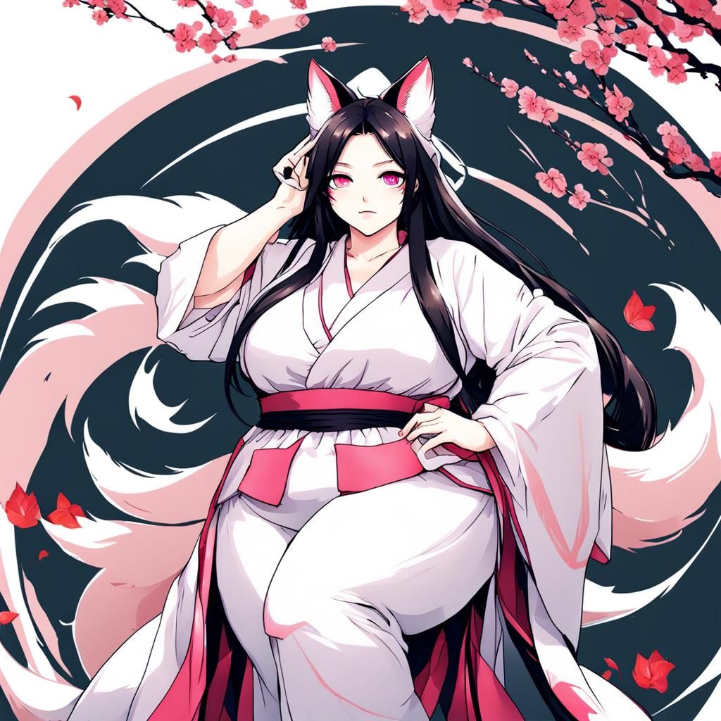 Cherry blossom bbw kitsune