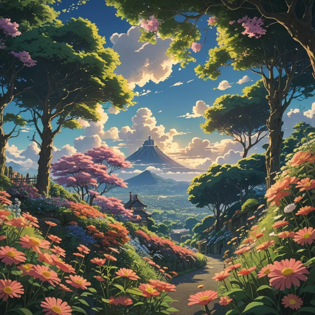 Route de fleurs