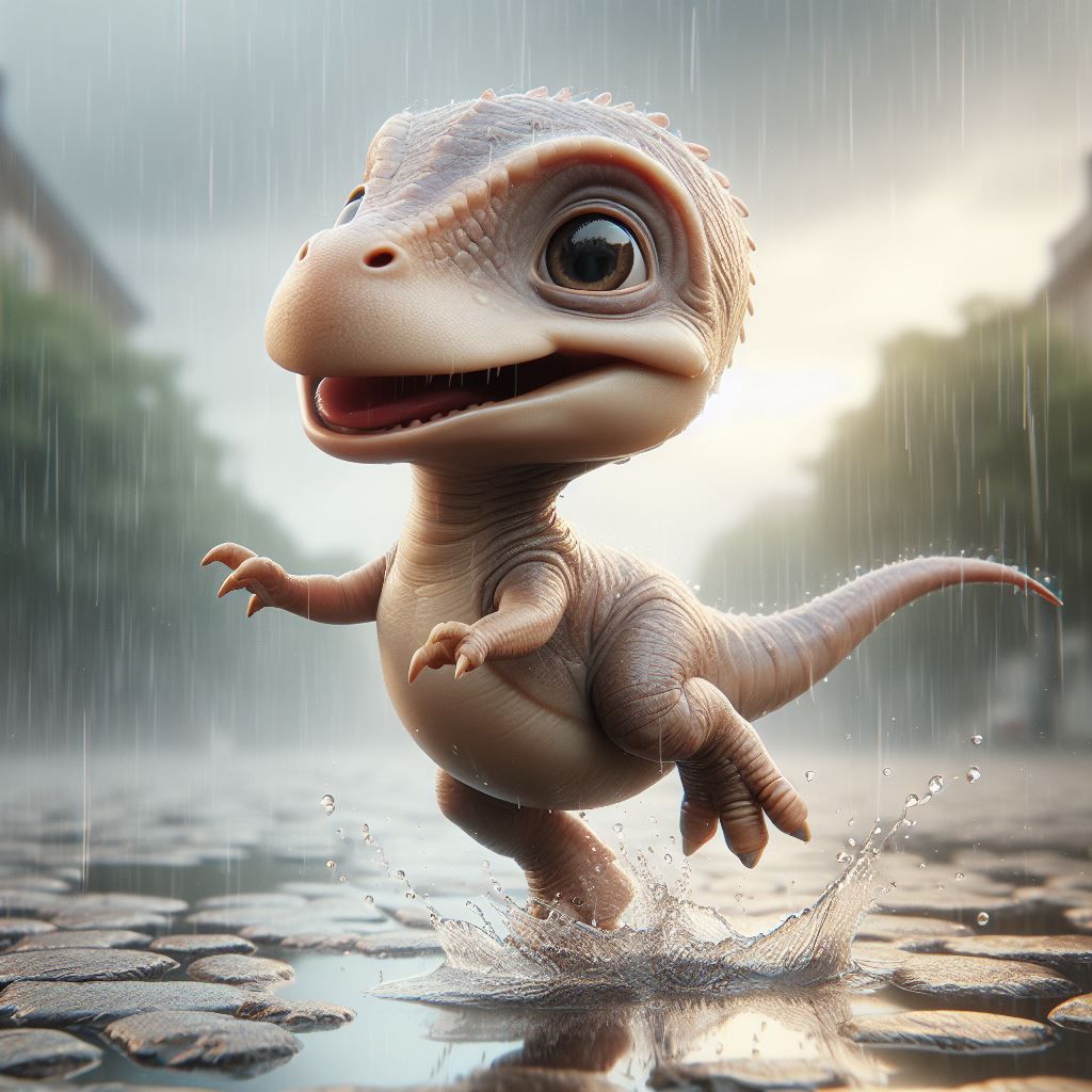 Puddle dinosaur