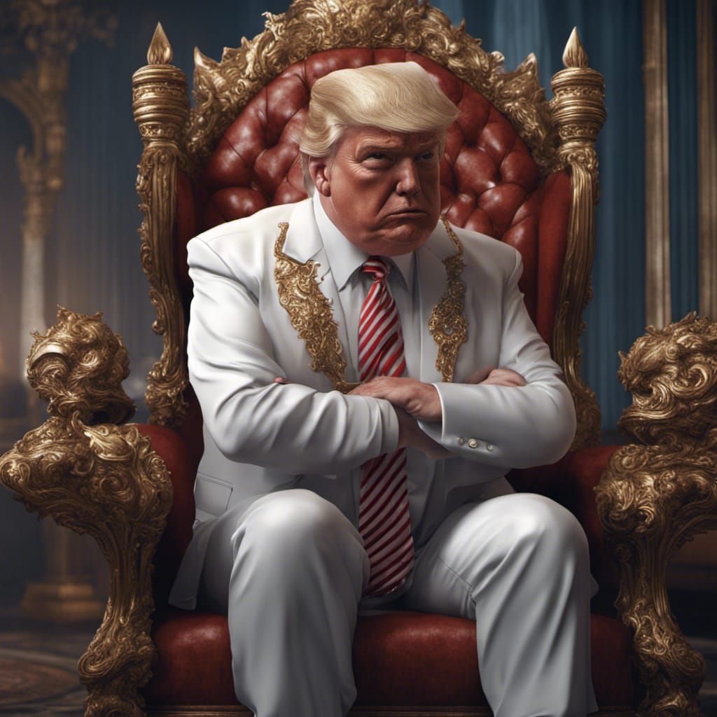 trump sitting in his depends pouting - AI Generated Artwork - NightCafe ...