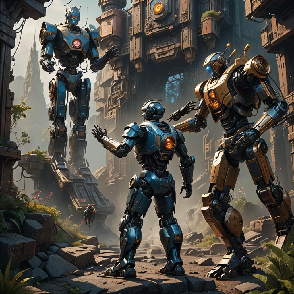 Epic high-fives between a robot and a human