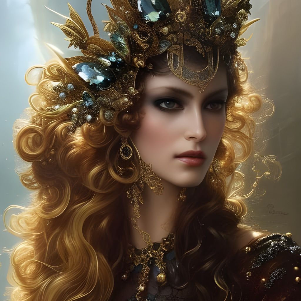 Covered in gold and power  by @Thalon