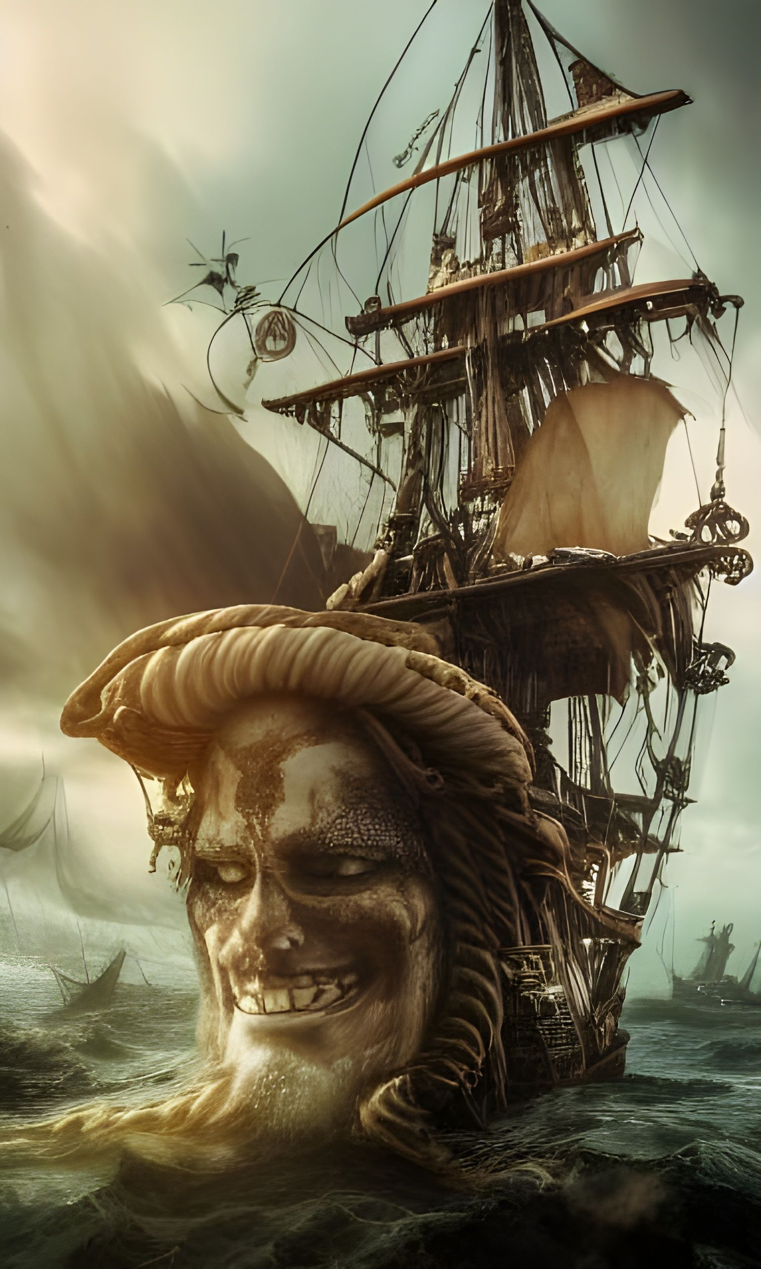 The Ship With a Mind of It's Own  by @NomALlama