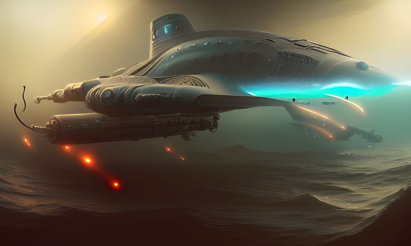 Supermarine Battle - Ai Generated Artwork - Nightcafe Creator