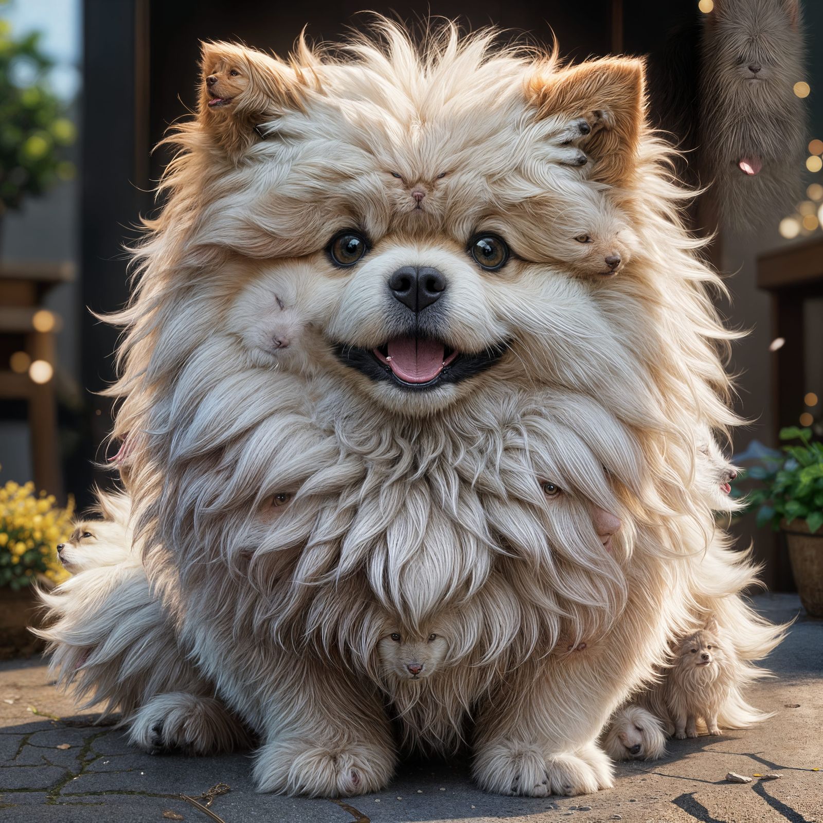 How many dogs do you see?