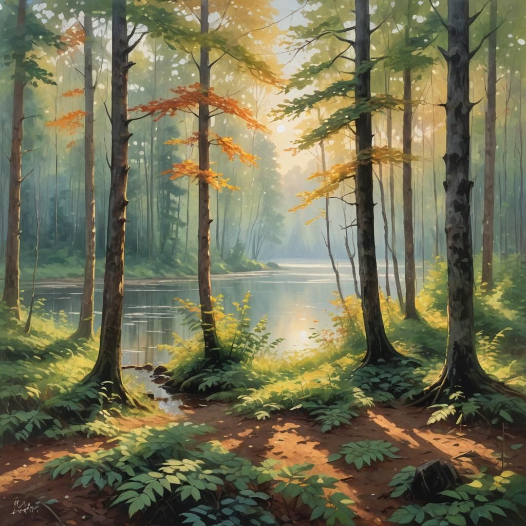Big brush beautiful picture nature