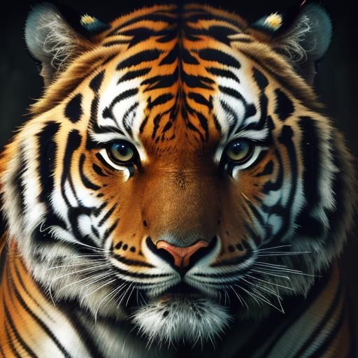 A Very Stunning Portrait Of A Tiger