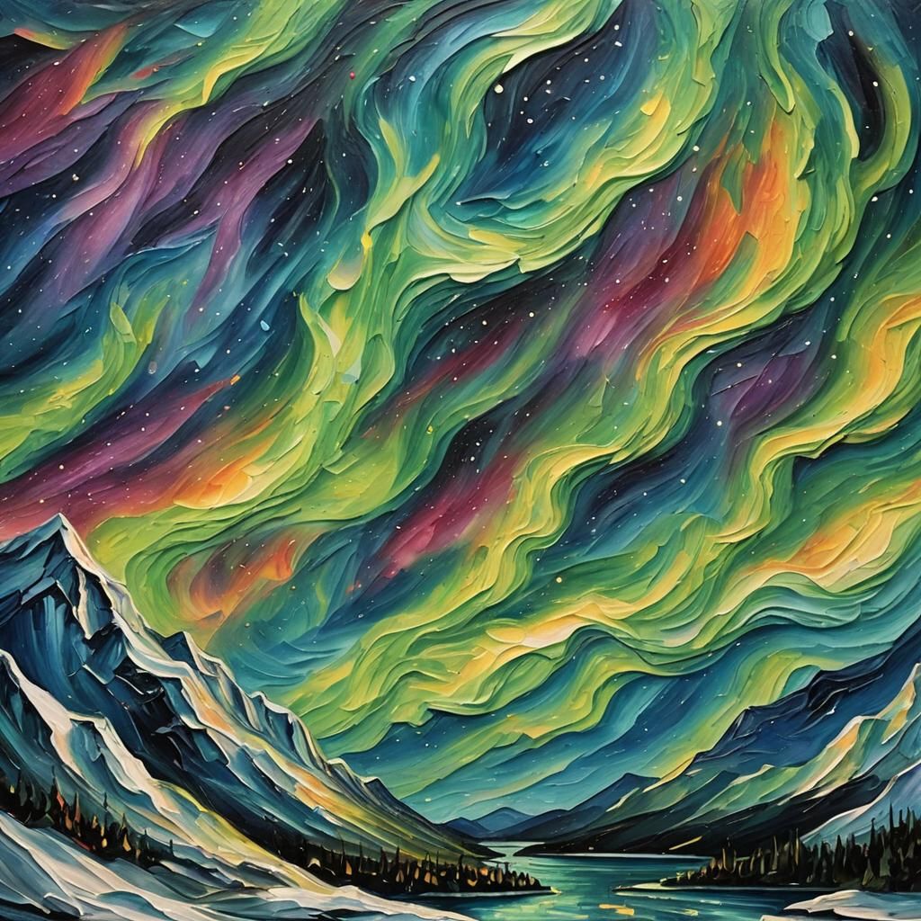 In Honor of the Northern Lights Going South  by @Kythara