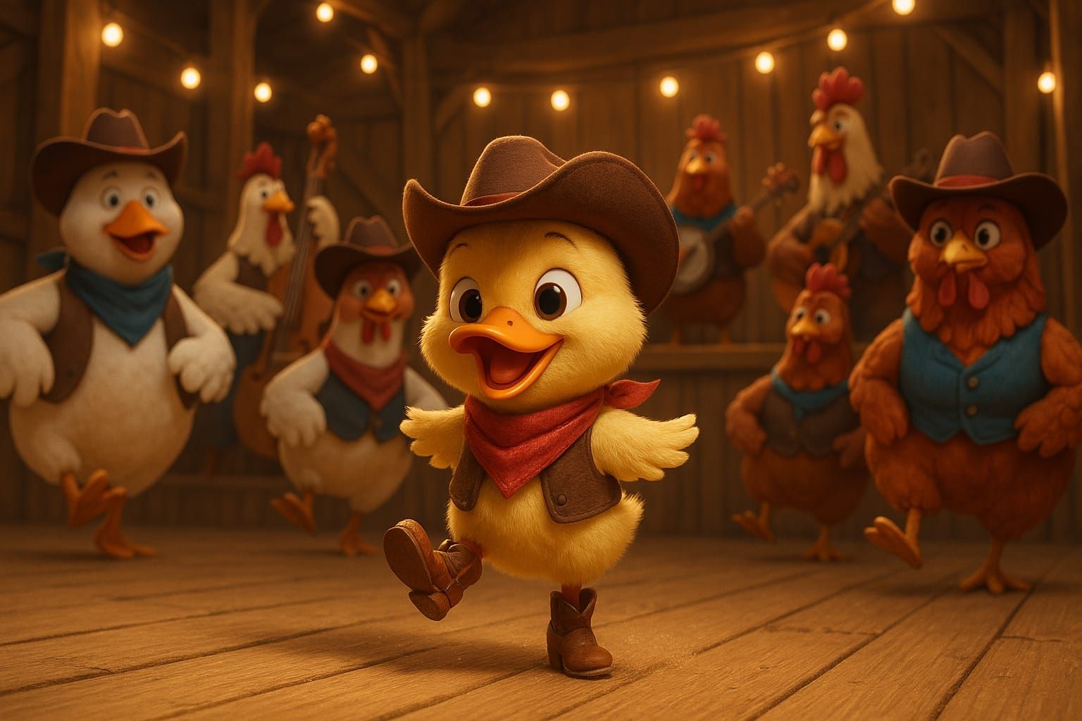 Line Dancing Duckling