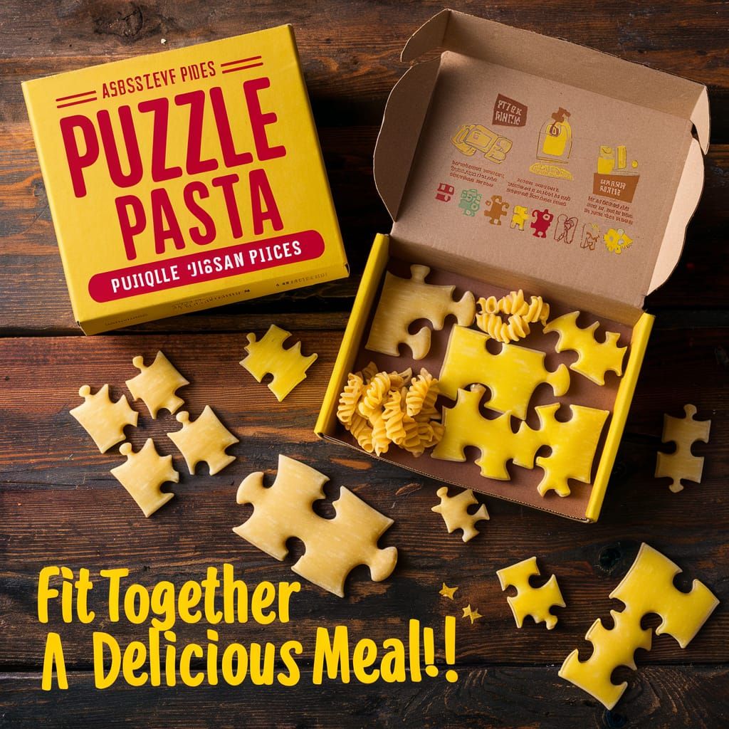 Jigsaw Puzzle Pasta  by @AGamerWithNoName