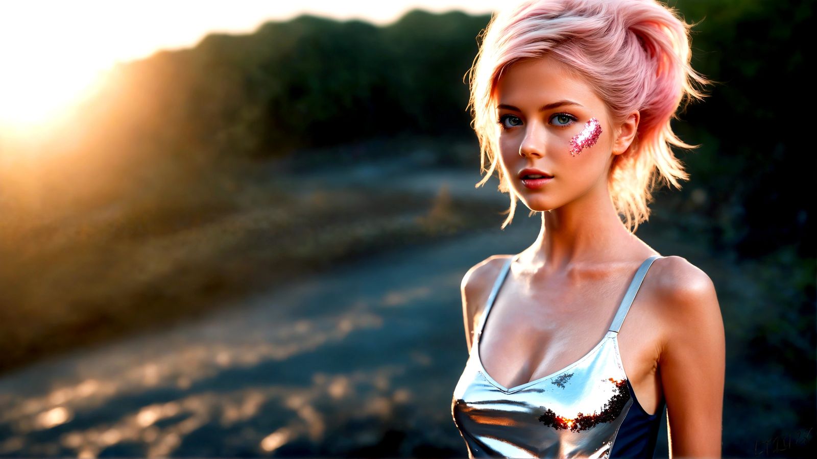 Becky Bray - Glitter in the air series.