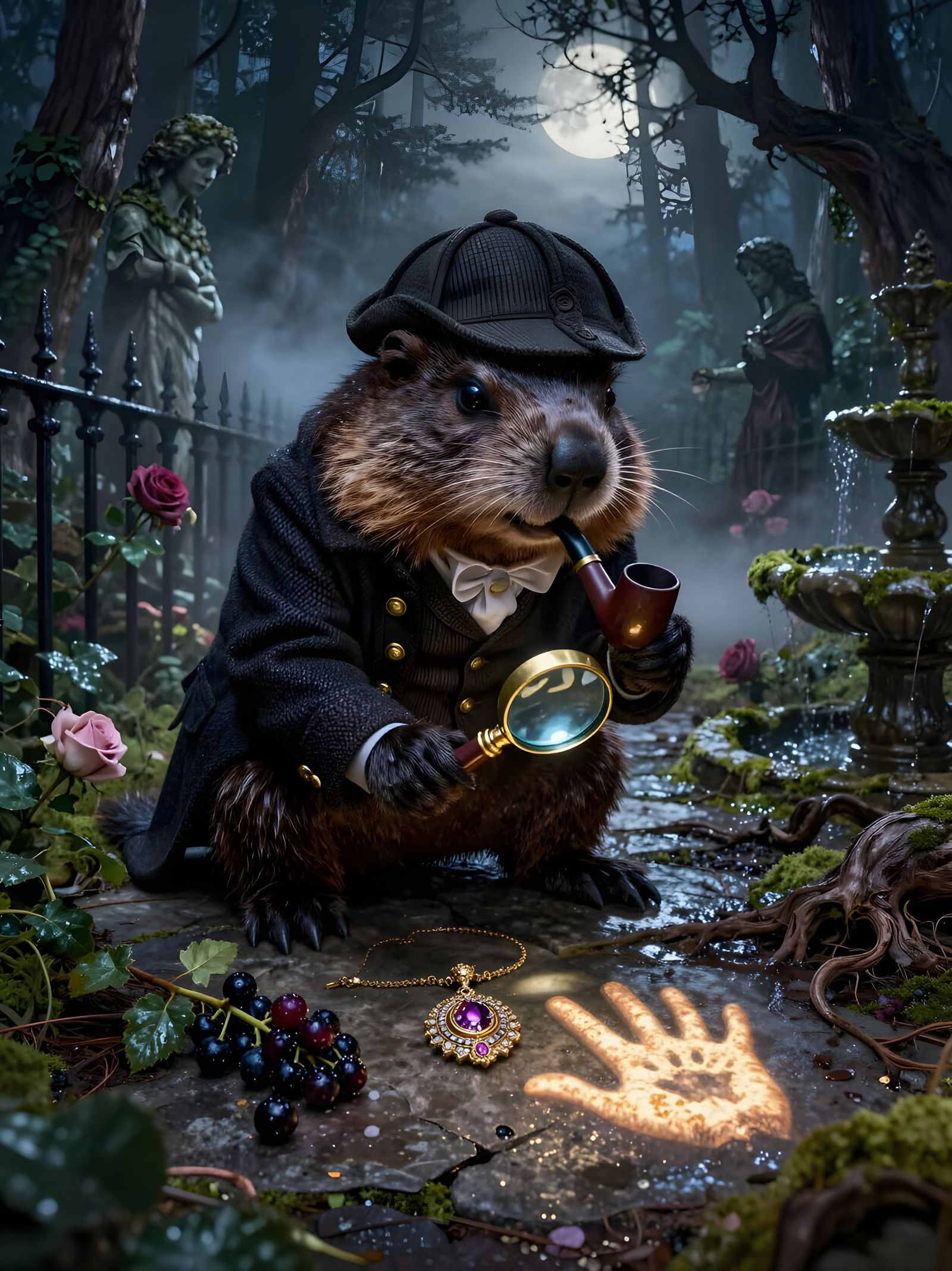 Clues in the Shadows: The Sherlock Groundhog Mystery  by @DeviLiViciousiLique X
