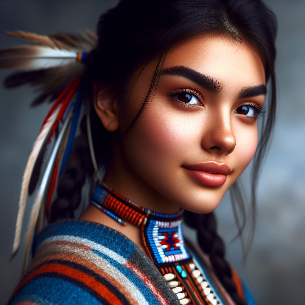 Native American Woman of the Hopi Nation