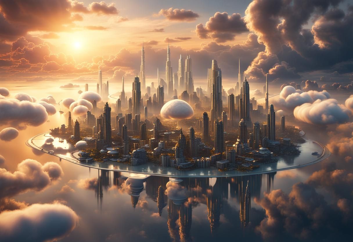 Sunset in Utopia  by @Boxingjedi