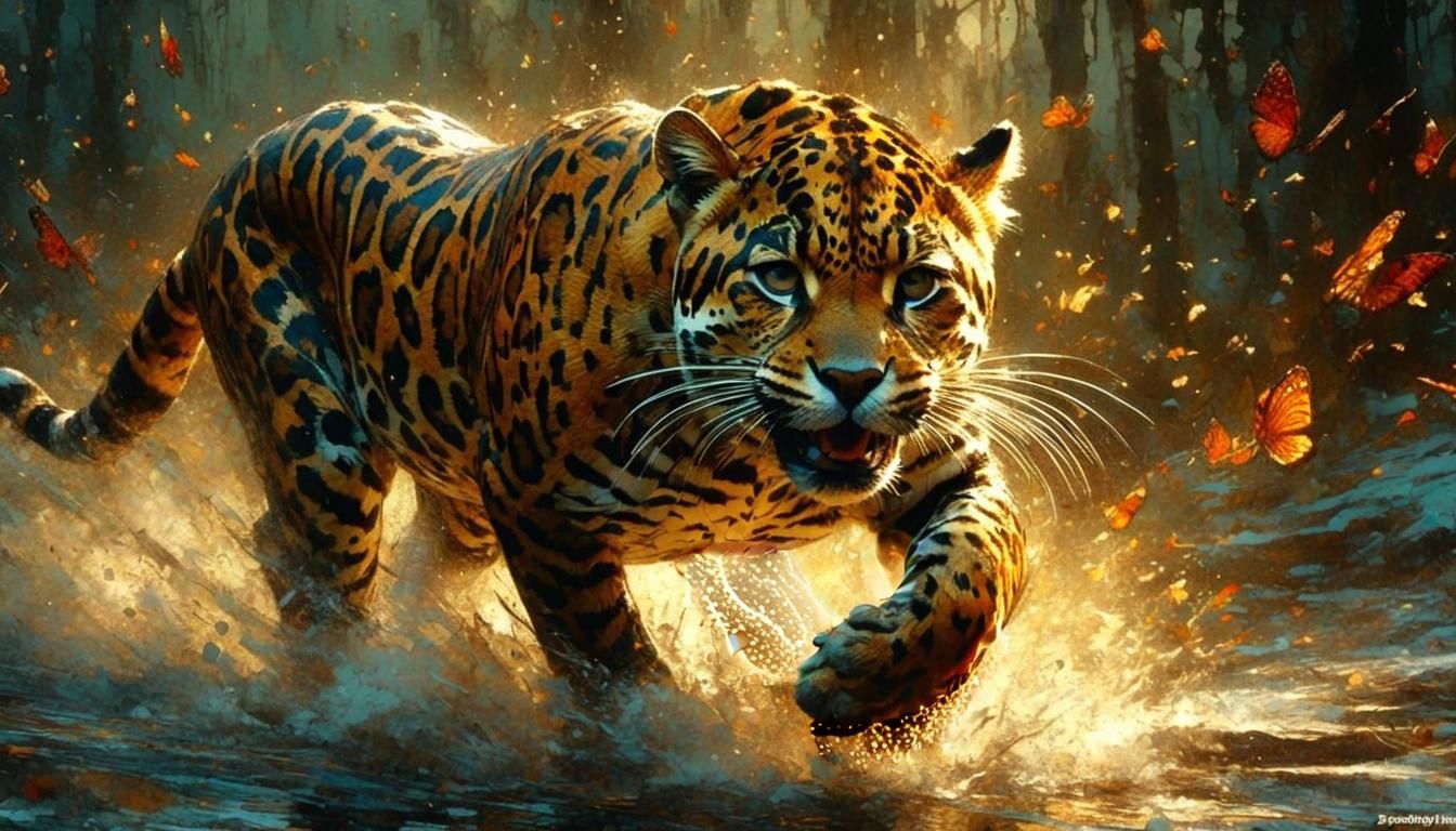 Jaguar AI Generated Artwork NightCafe Creator