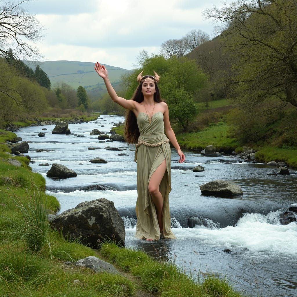 Goddess of the River Belah in Westmoreland 