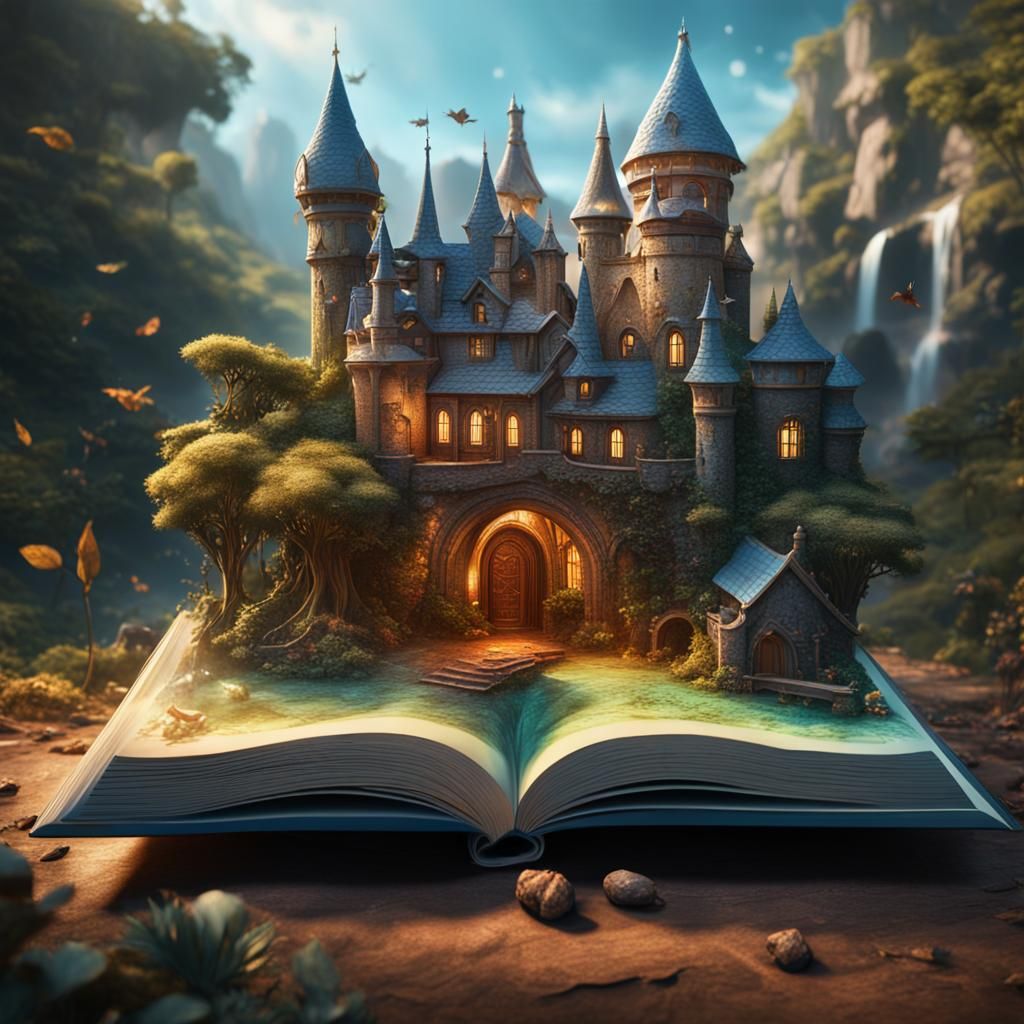 Fairy tale pop up book