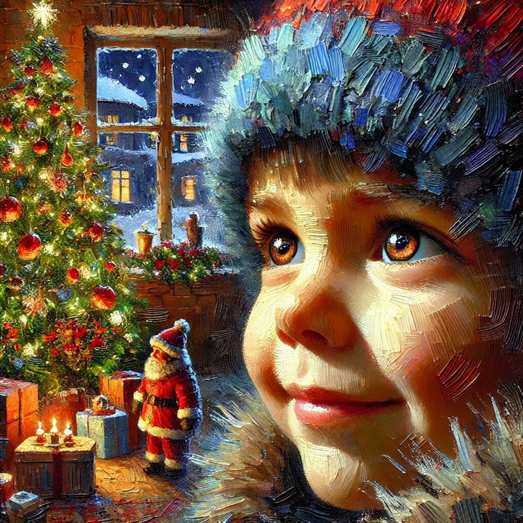 Christmas Eve in the eye of a Child
