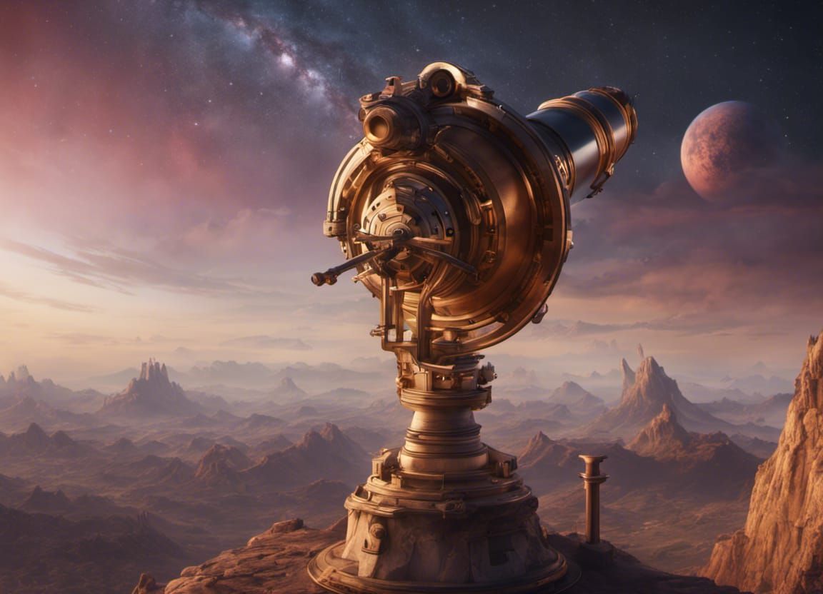 Telescope AI Generated Artwork NightCafe Creator