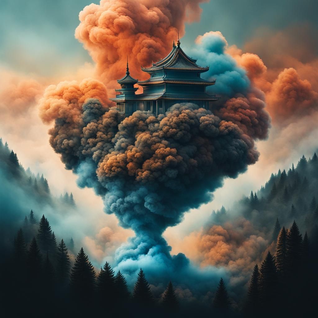 Dreamlike illustrations featuring objects, animals, or lands...