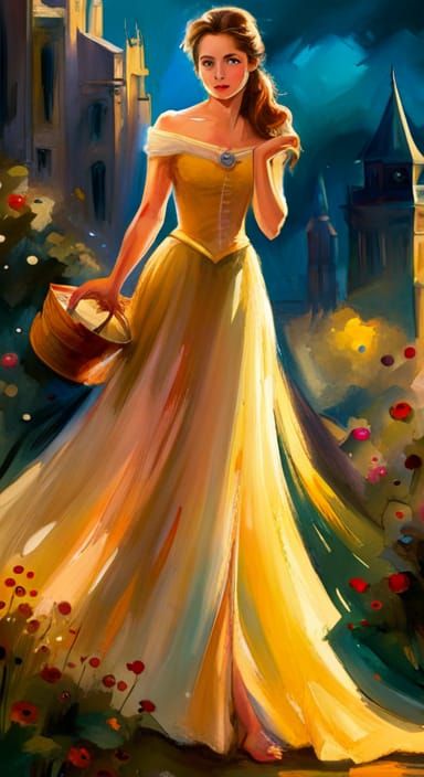 ^Princess Belle^ - AI Generated Artwork - NightCafe Creator