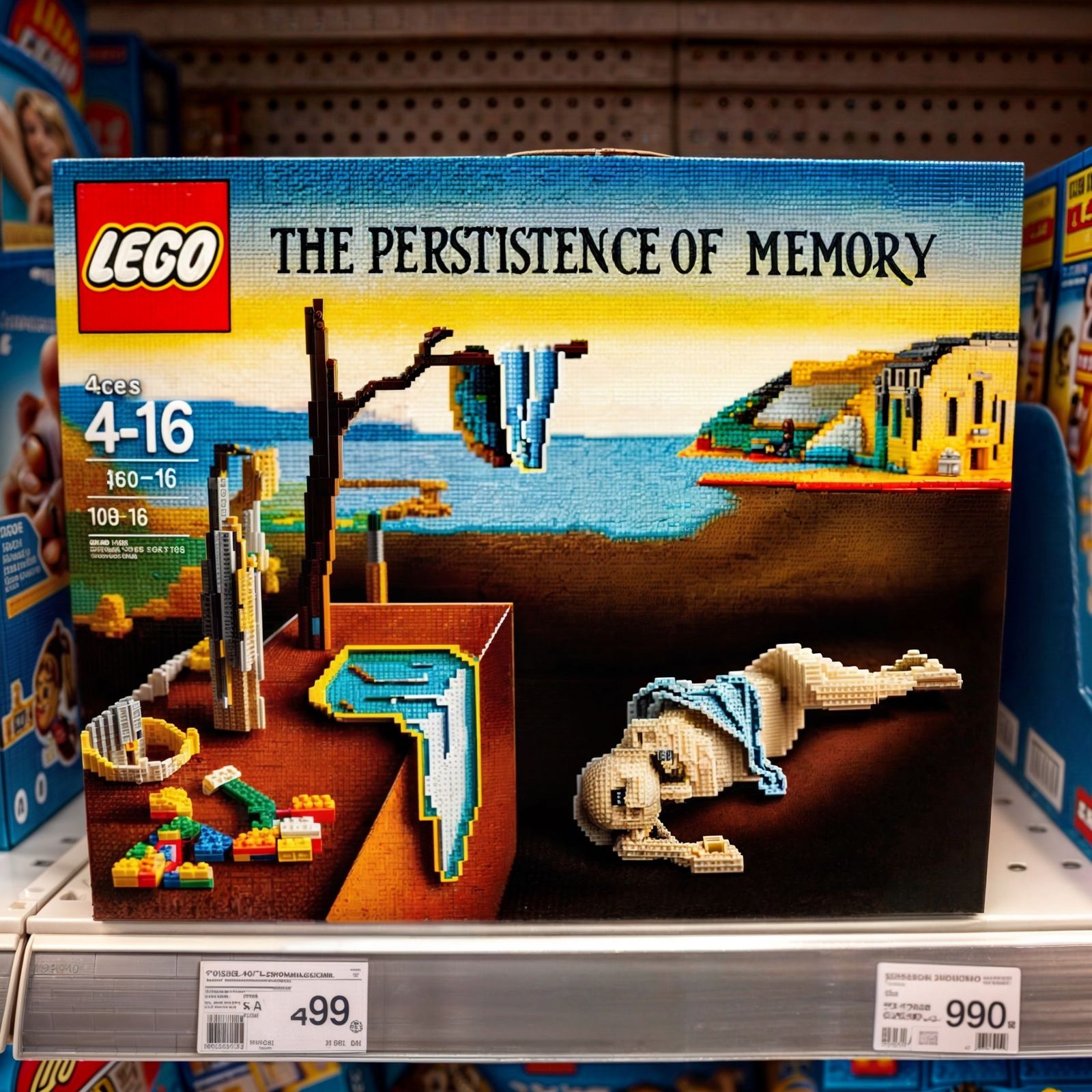 Lego Persistence of Memory, $189.95