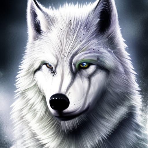 Knights Templars White Wolf - AI Generated Artwork - NightCafe Creator