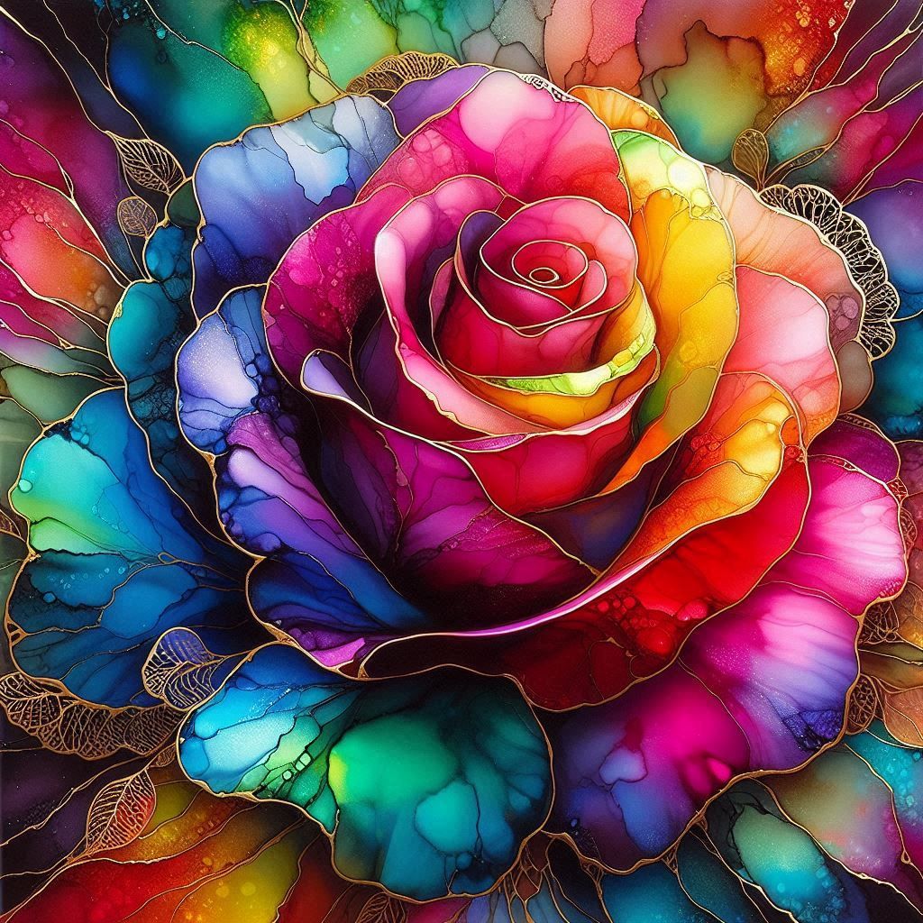 Colorful Rose