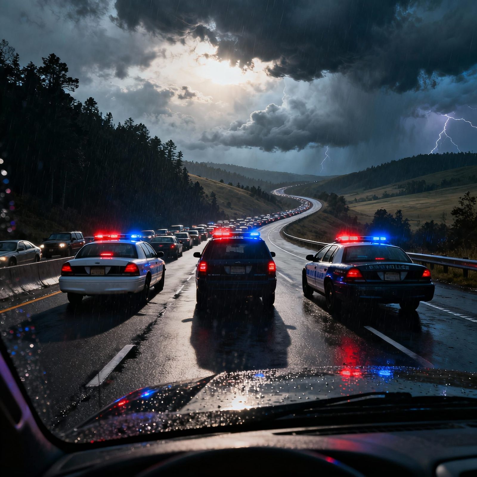 Rolling Roadblock  by @Spikewriter