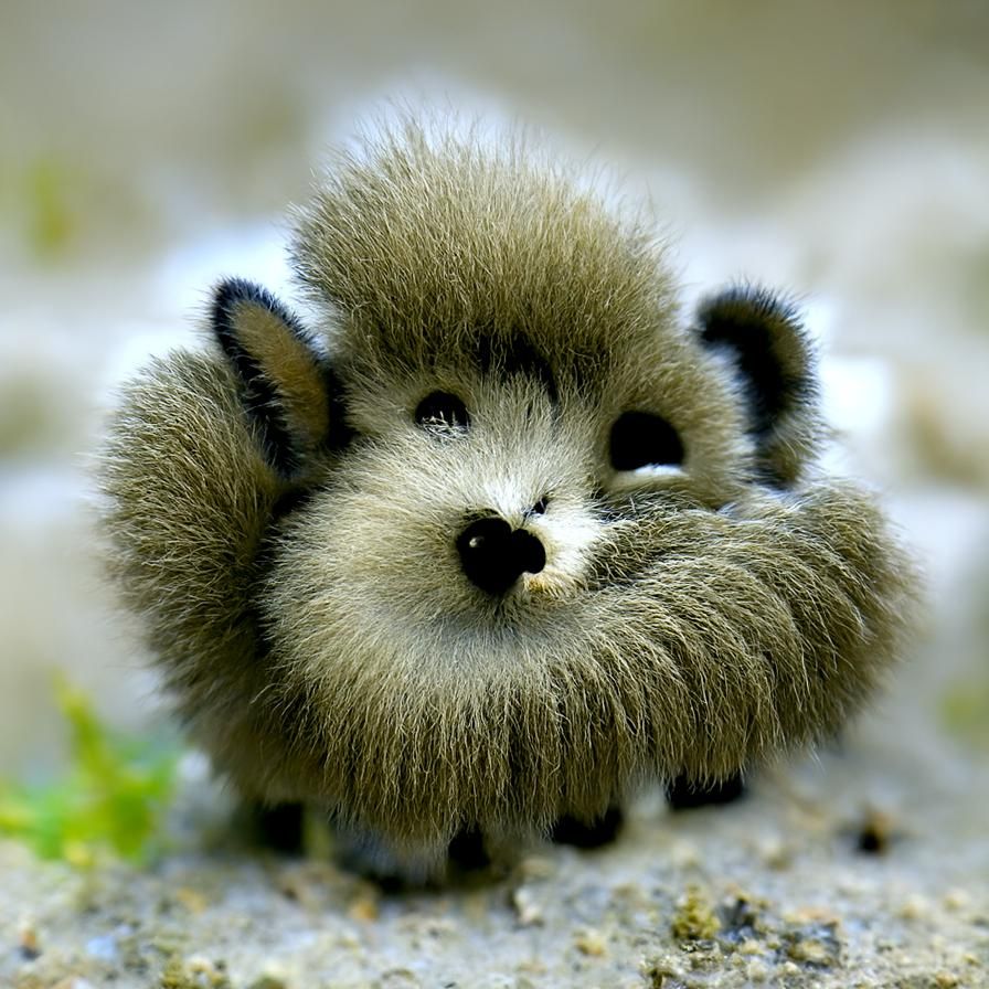 cute fuzzy animal