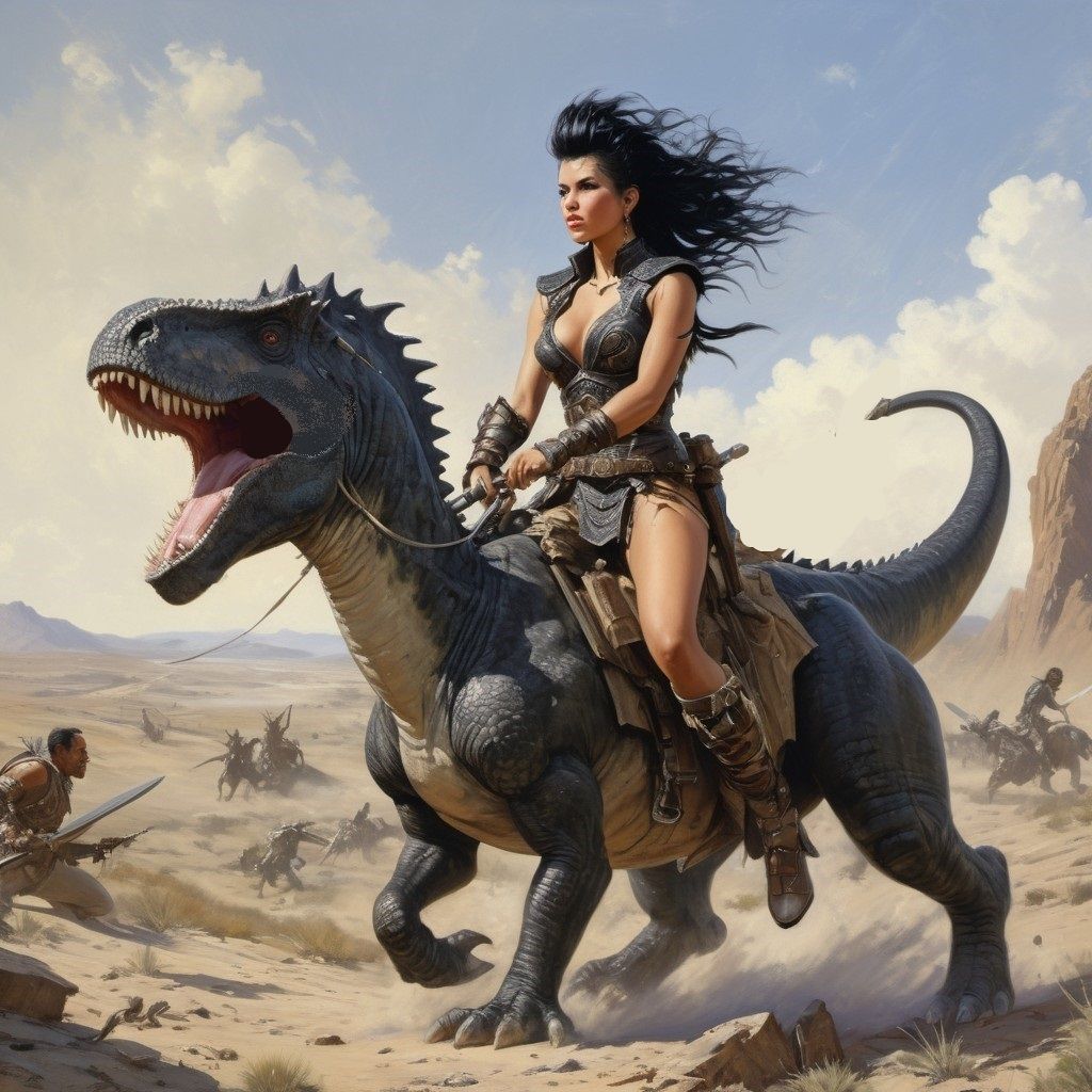 From the Rings of Saturn to the Plains of Ganymede, they rode for gold and glory!