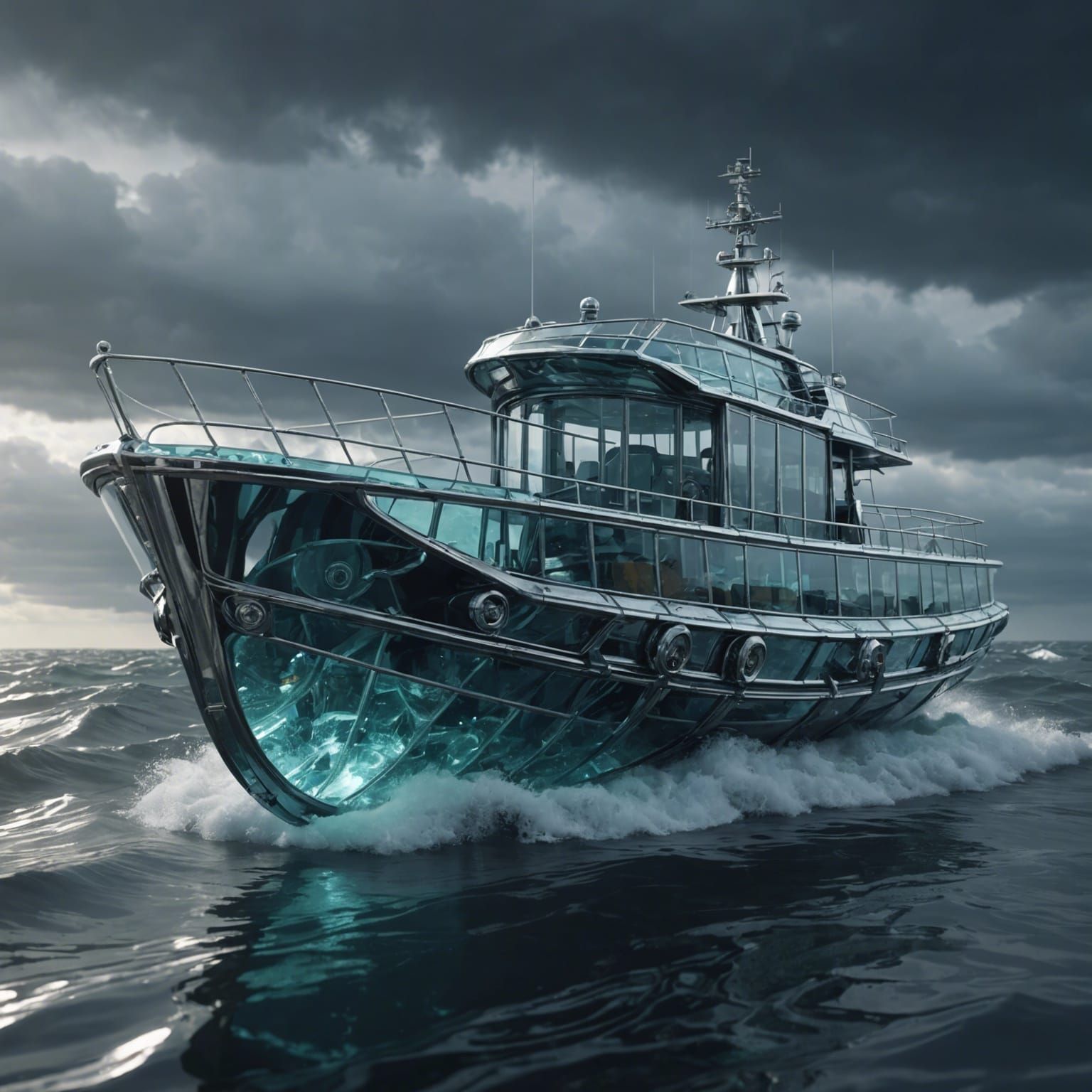 Glass Boat  by @AmyLuPotter