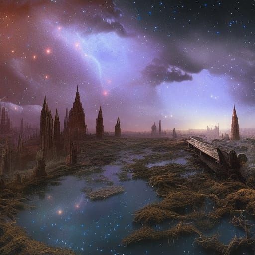 Night stary sky  by @Cate