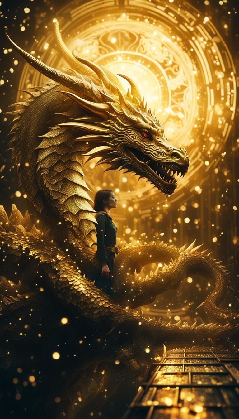 My Golden Dragon  by @LongmaRyu