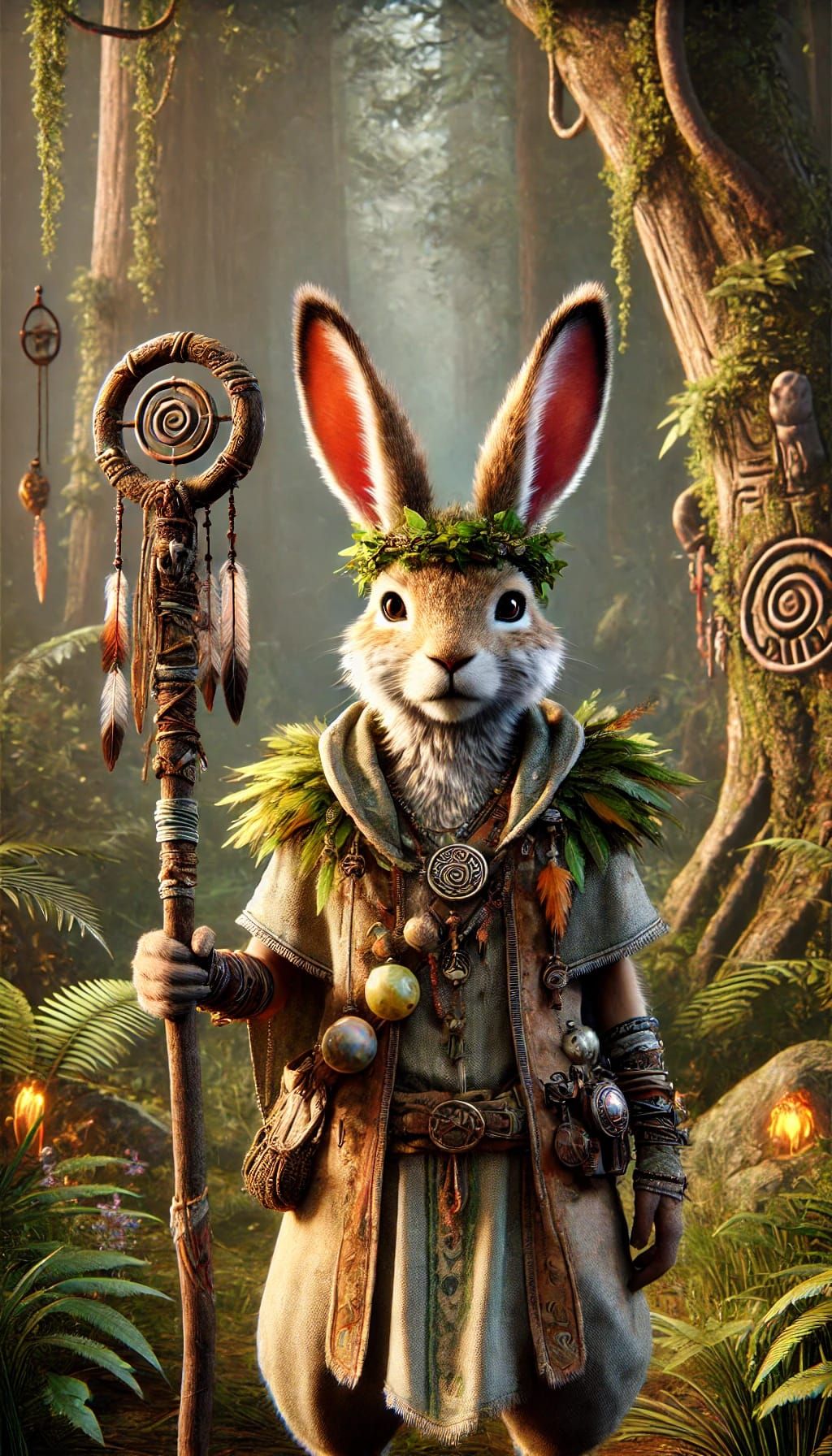 Harengon Adventurer: The Mystical Shaman