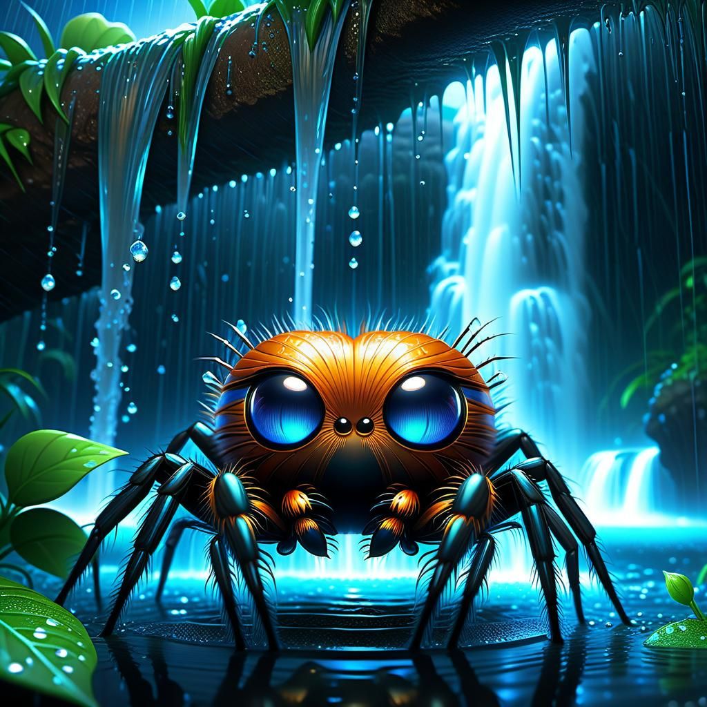 Itsy Bitsy Spider!  by @Basic_Shmasic