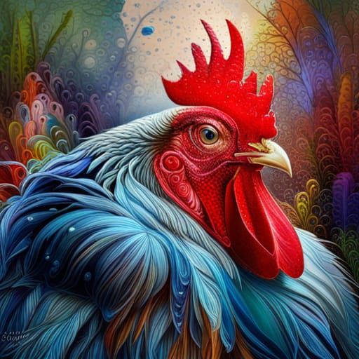 Dignified Rooster - Ai Generated Artwork - Nightcafe Creator