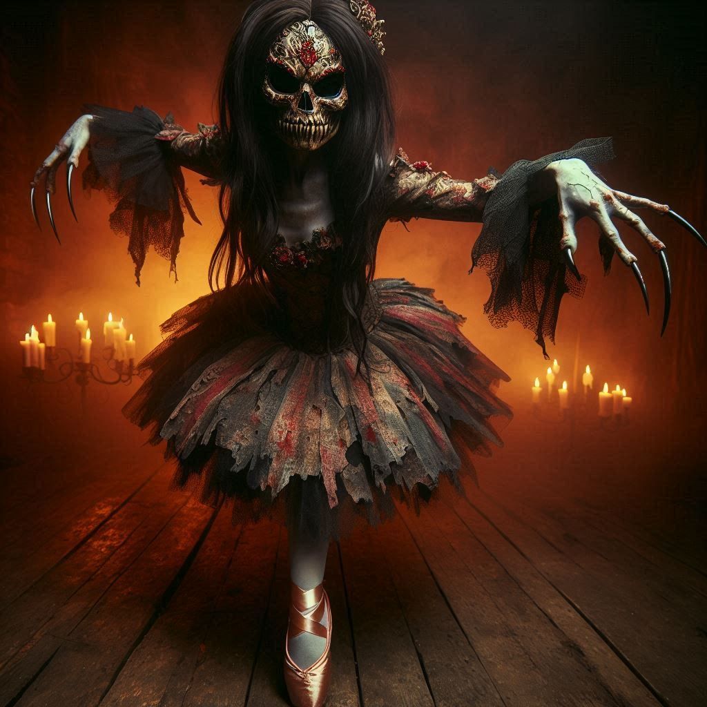 Vampire Porcelain Ballerina