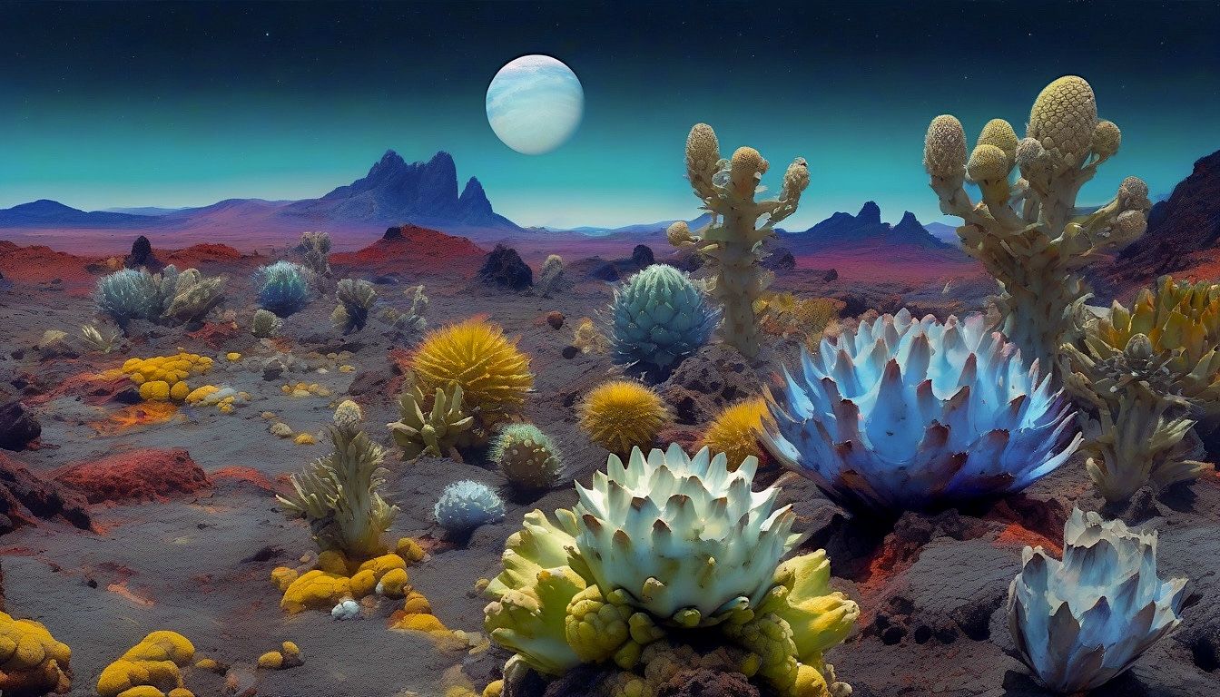 Strange plants on another planet #134