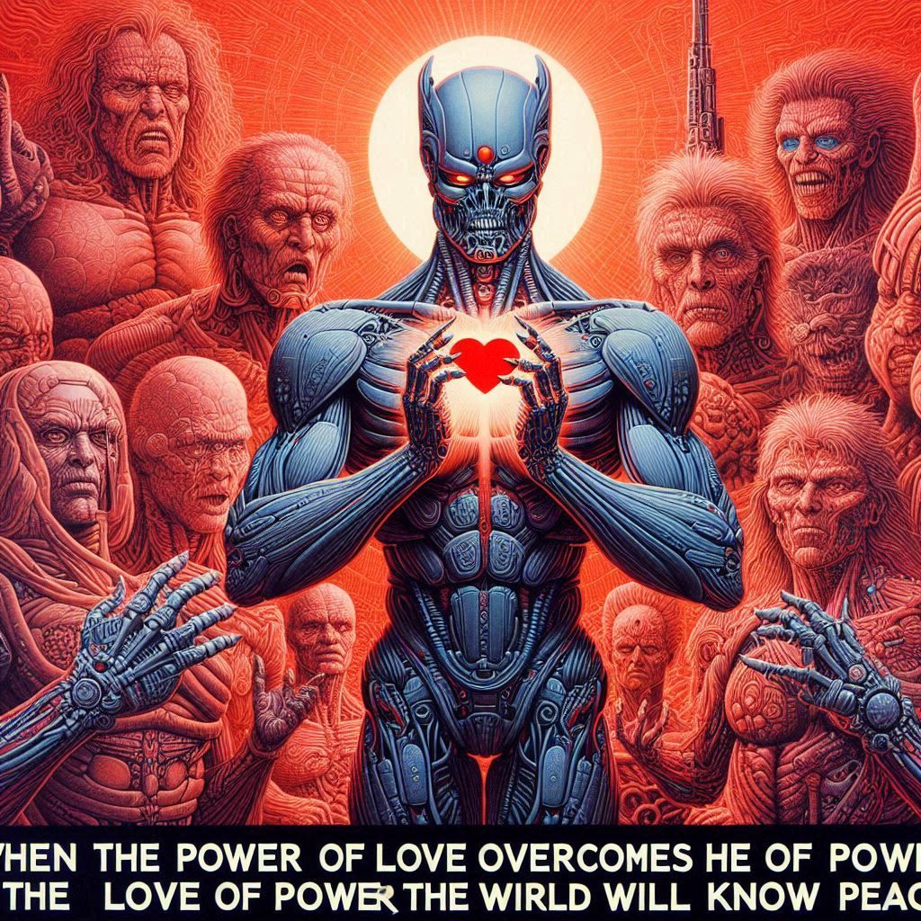 When the power of love overcomes the love of power, the worl...