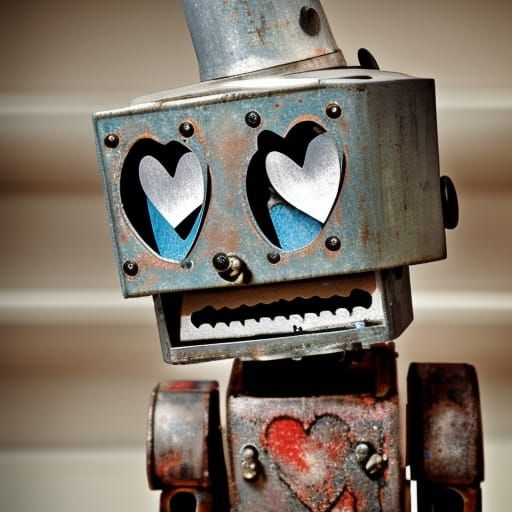 Happy Scrap Metal Robot