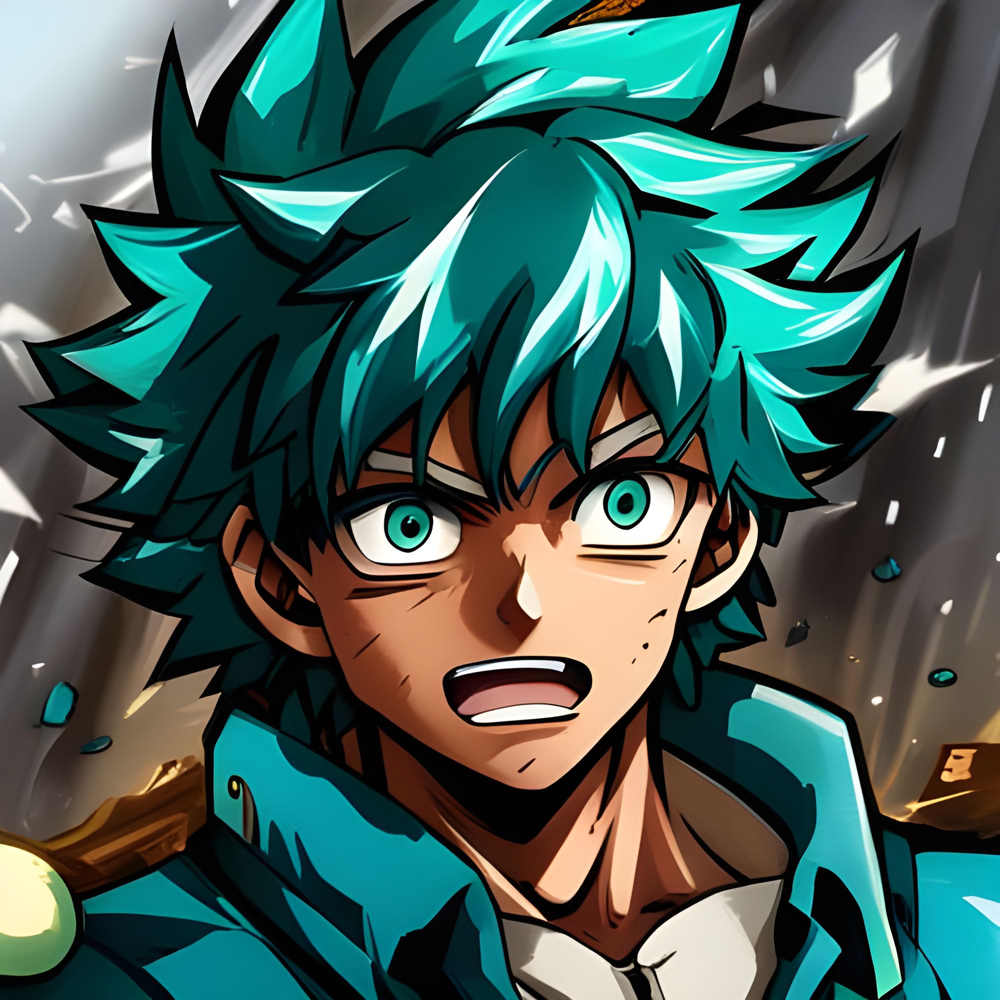 Izuku Midoriya - AI Generated Artwork - NightCafe Creator