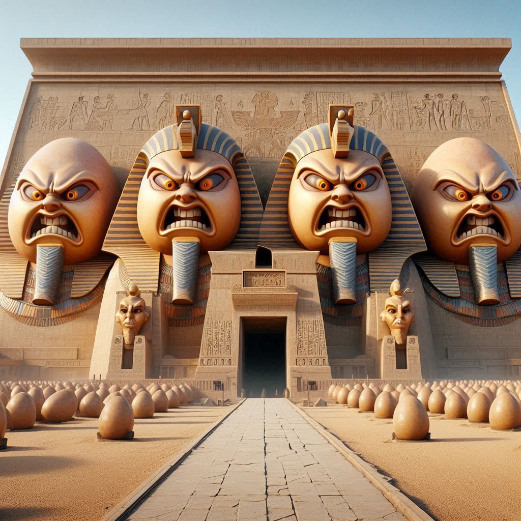 Anicent Eggyptian Temple of Omelettehotep the Angry