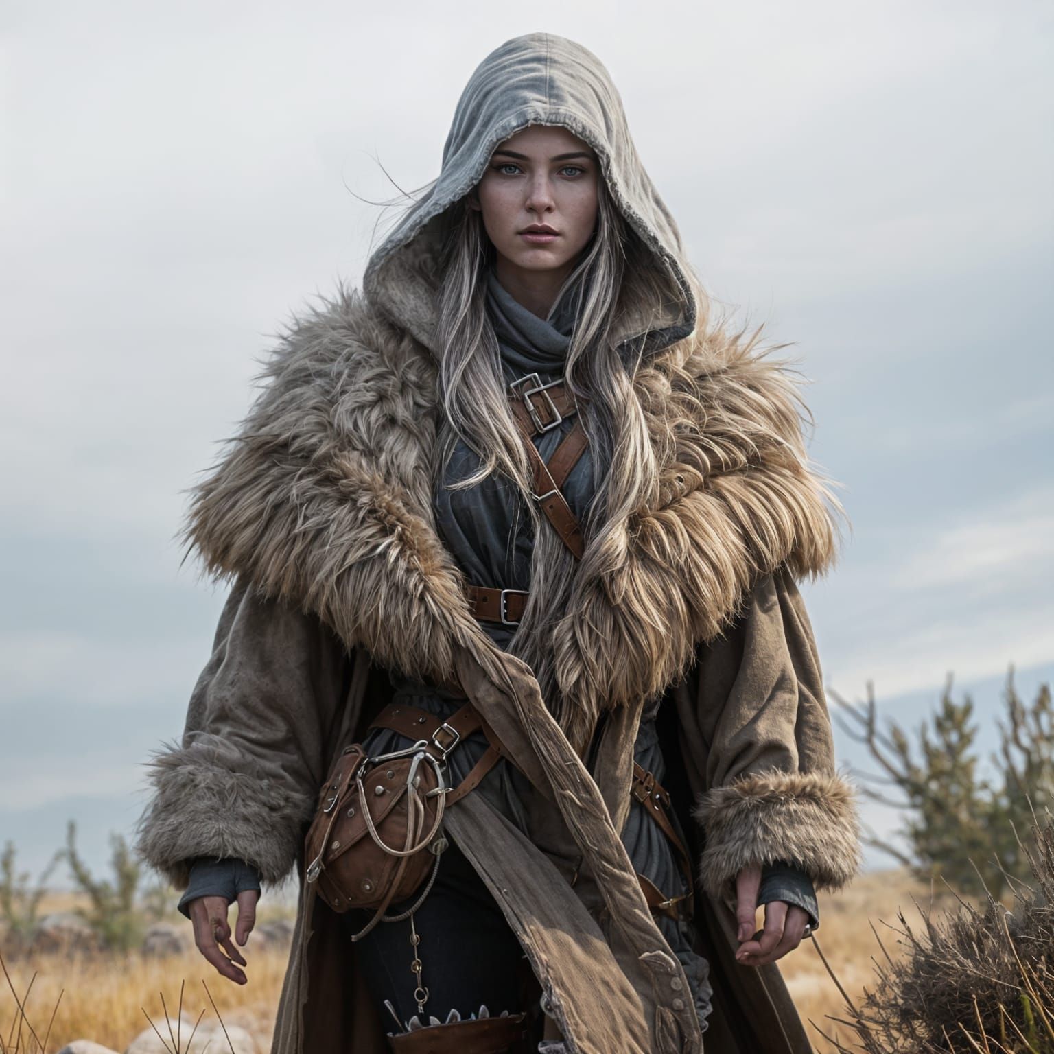 A giant rogue girl in the steppes of Kombutcha