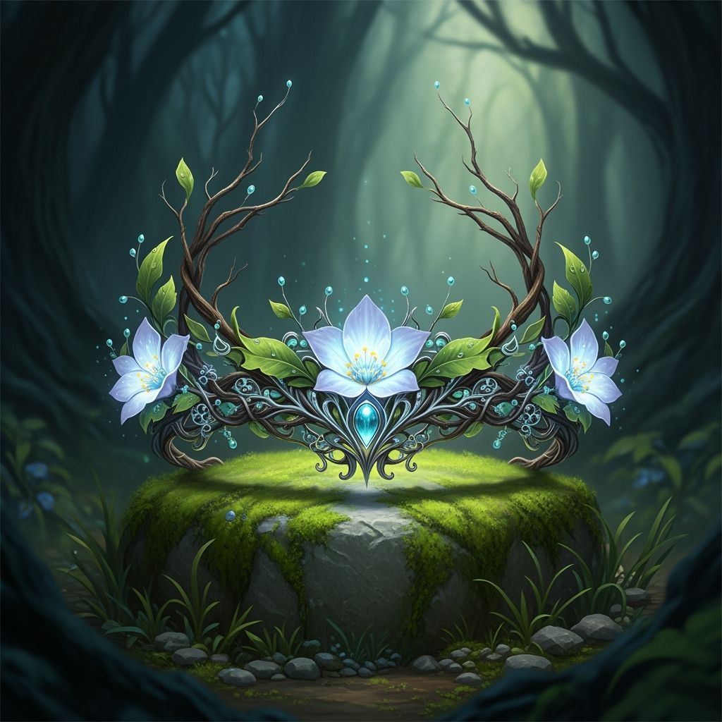 Magical Fantasy Elven Crown  by @Heathen