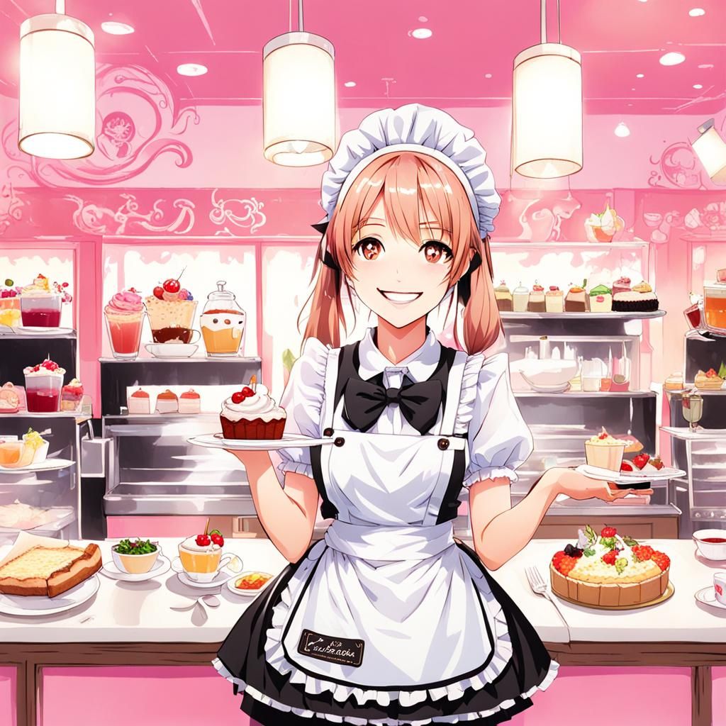 smiling maid cafe